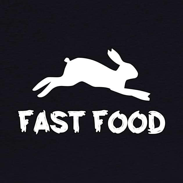 Hoppy Meals - Funny Fast Food Rabbit by Salaar Design Hub